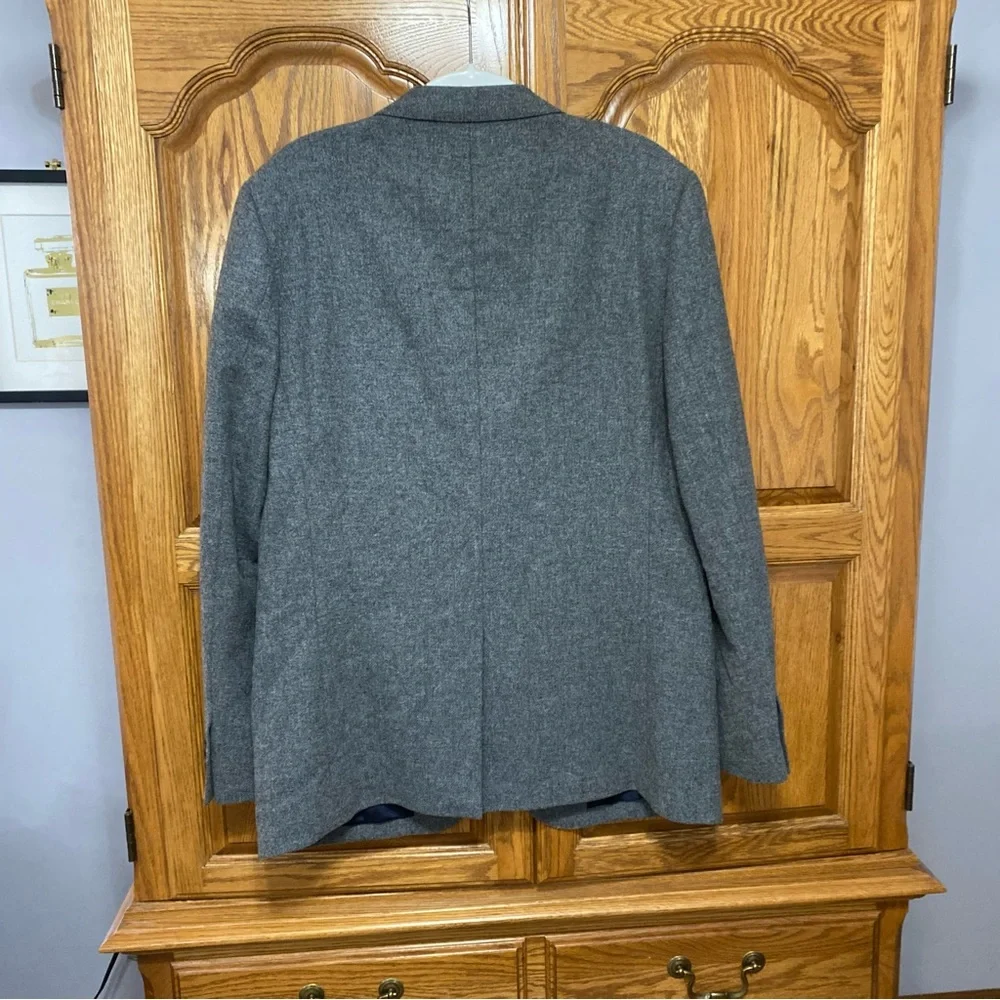 J. Crew Ludlow Jacket Yorkshire Tweed Two‎ Button Sport Coat Grey Men’s Sz 44L